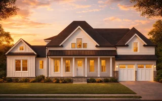 Plan  14-1880 - Auburn Meadow Place  | New American - 4-Bed, 3.5-Bath, 3,750 SF