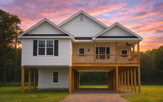 Plan  9-1118 - Auburn Meadow Haven |  Coastal - 3-Bed, 2-Bath, 547 SF