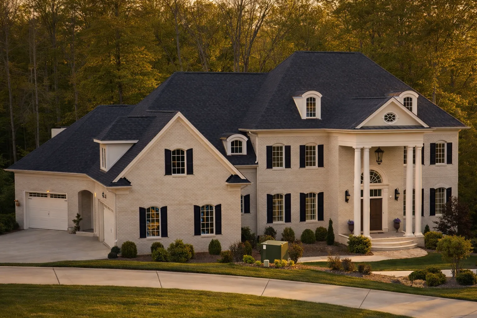 French Provincial Luxury House Plan