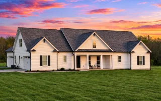 Plan  20-2020 - Auburn Ridge Lodge |  Modern Farmhouse - 3-Bed, 3-Bath, 2,266 SF