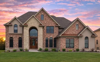 Plan  8-1461 - Aster Woods Lodge |  Traditional Colonial - 3-Bed, 4-Bath, 4,347 SF