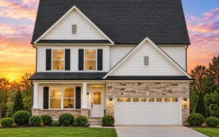 Plan  12-2848 - Aster Woods Chalet |  Modern Farmhouse - 3-Bed, 2.5-Bath, 2,354 SF
