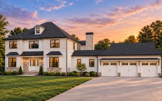 Plan  12-2299 - Aster Woods Homestead  | Traditional Colonial - 6-Bed, 3.5-Bath, 8,185 SF