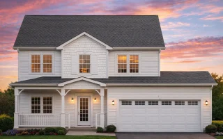 Plan  10-1615 - Aster Fork Residence  | Colonial - 3-Bed, 2.5-Bath, 2,294 SF