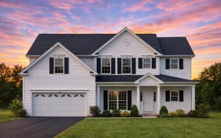 Plan  9-1121 - Aster Crest Manor |  Traditional Colonial - 4-Bed, 3-Bath, 3,017 SF