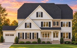Plan  12-2224 - Aster Woods Manor |  New American - 4-Bed, 3.5-Bath, 3,620 SF