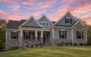 Plan  20-1891 - Aster Lane Residence  | New American - 4-Bed, 3.5-Bath, 2,713 SF