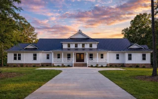 Plan  12-1041 - Aster Lane Homestead  | Southern Farmhouse - 6-Bed, 4.5-Bath, 3,956 SF