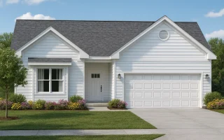 Plan  10-1074 - Aster Lane House |  Traditional Ranch - 3-Bed, 2-Bath, 1,959 SF