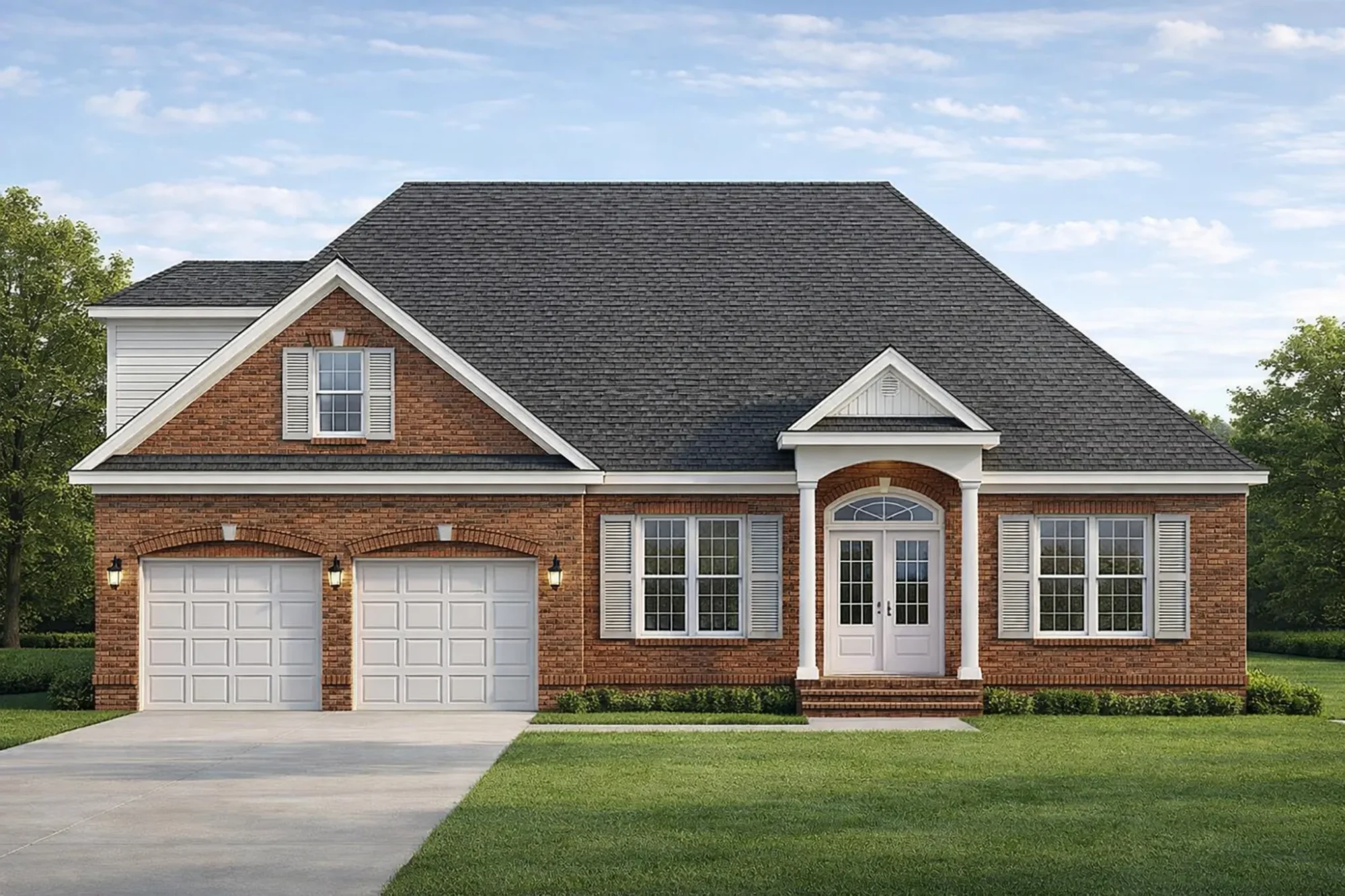 Traditional Craftsman House Plans 13 2,890 sq. ft. traditional Craftsman house plan with 4 bedrooms, 3 bathrooms