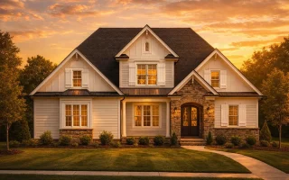 Plan  12-1078 - Aster Orchard Hall |  New American - 4-Bed, 3.5-Bath, 2,606 SF