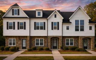 Plan  11-1876 - Aster Orchard Retreat  | Traditional Townhome - 3-Bed, 2.5-Bath, 4,866 SF