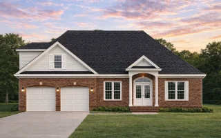 Plan  12-2698 - Aster Bridge Farm |  Traditional Colonial - 4-Bed, 3.5-Bath, 2,890 SF