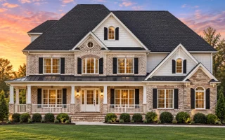 Plan  8-1461B - Aster Orchard Farm |  Traditional Colonial - 4-Bed, 3.5-Bath, 2,800 SF