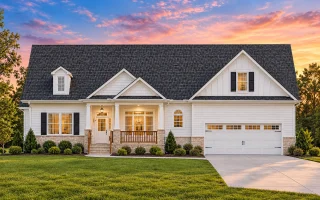 Plan  9-1531 - Aster Bridge Farmhouse  | Cape Cod - 4-Bed, 3-Bath, 2,224 SF