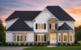 Plan  14-1894 - Aster River Hall |  New American - 4-Bed, 4-Bath, 4,058 SF
