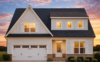 Plan  18-1583 - Aster River Manor |  Traditional Craftsman - 3-Bed, 2.5-Bath, 1,990 SF