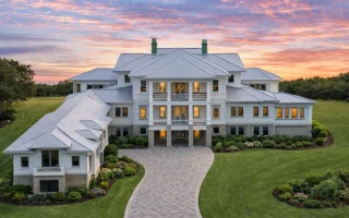 Plan  18-1514 - Aster Willow Farmhouse  | Neoclassical - 5-Bed, 5-Bath, 7,880 SF