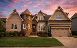 Plan  13-1453 - Aster Oak Manor |  Craftsman - 5-Bed, 4-Bath, 4,529 SF