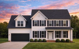 Plan  8-1264 - Aster Trail Hall |  Traditional Colonial - 4-Bed, 2.5-Bath, 2,574 SF