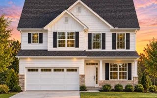 Plan  8-1386 - Aster Garden Homestead  | Traditional Colonial - 3-Bed, 2.5-Bath, 2,168 SF