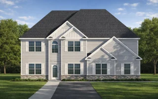Plan  12-2608 - Aster Garden Chalet  | New American - 5-Bed, 4.5-Bath, 3,795 SF