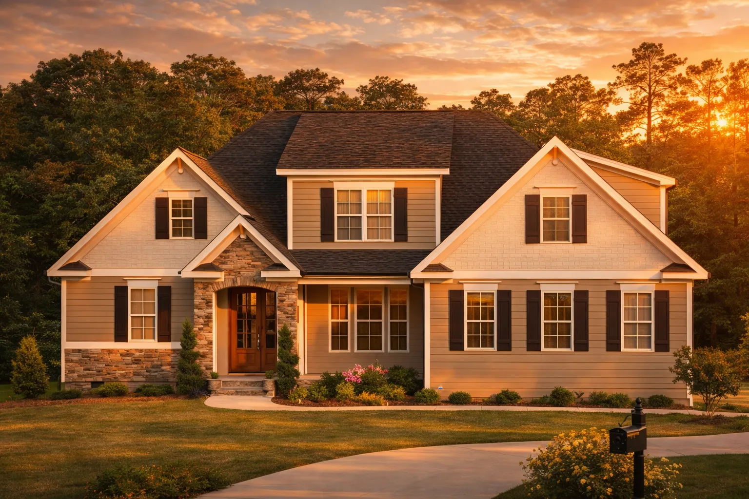 Traditional Craftsman House Plans 7 3,036 sq. ft. house plan with 4 bedrooms, 3.5 bathrooms