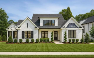 Plan  18-1179 - Aster Bluff Residence  | Modern Farmhouse - 5-Bed, 5-Bath, 4,914 SF