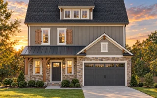 Plan  13-1825 - Aster Brook Homestead  | Modern Farmhouse - 3-Bed, 2.5-Bath, 3,866 SF