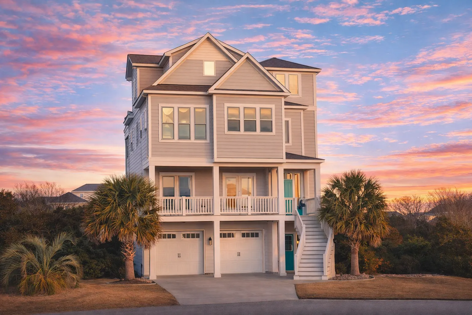 Craftsman Coastal Home Plan - 3-Bed, 3-Bath, 2811 SF