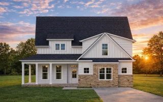 Plan  20-1252 - Aster Bluff Chalet |  Modern Farmhouse - 5-Bed, 3.5-Bath, 3,255 SF