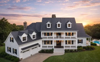 Plan  10-1882 - Aster Vale Retreat |  Traditional Colonial - 5-Bed, 5-Bath, 4,777 SF