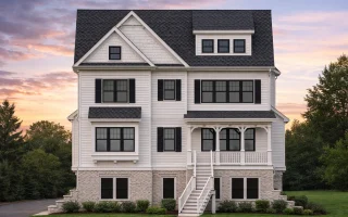 Plan  13-1900 - Aster Vale Hall |  Traditional Colonial - 5-Bed, 5-Bath, 4,618 SF