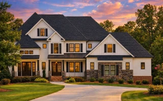 Plan  15-1054 - Aster Vale Chalet |  New American - 5-Bed, 5-Bath, 4,370 SF