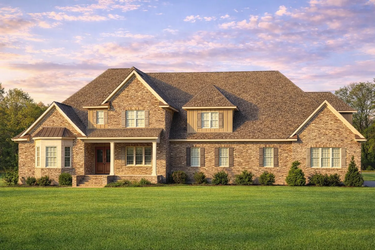 Elegant 2-Story House Plan with 4,234 Sq Ft and Open Layout