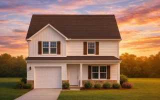 Plan  9-1322 - Aster Vale Homestead  | Traditional Colonial - 3-Bed, 2.5-Bath, 3,370 SF