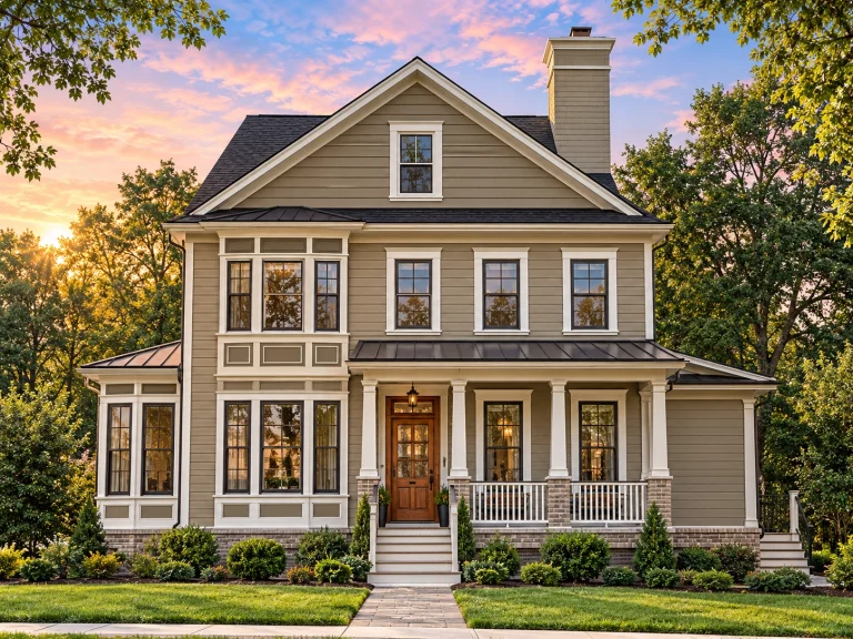 Cottage House Plans 13 2-story farmhouse home plan offers 1,766 Htd. SF, 4 bed, and 3 bath