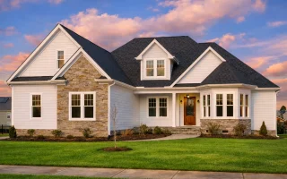 Plan  15-1634 - Aster Station Homestead | Craftsman - 4-Bed, 4-Bath, 6,003 SF