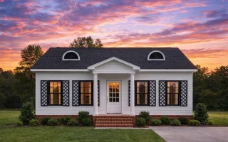 Plan  9-1581 - Aster Harbor Place |  Traditional Colonial - 2-Bed, 2-Bath, 1,014 SF