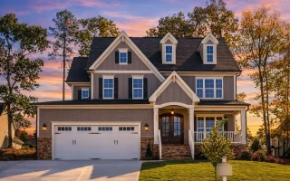 Plan  14-1038 - Aster Field Hall |  New American - 5-Bed, 3.5-Bath, 3,178 SF