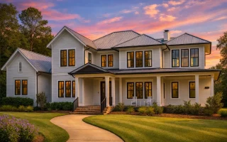 Plan  15-1956 - Aster Field House |  Modern Farmhouse - 4-Bed, 4.5-Bath, 4,883 SF