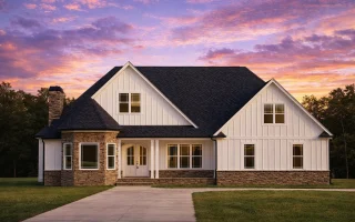 Plan  19-1653 - Aster Field Place |  Modern Farmhouse - 4-Bed, 3-Bath, 2,915 SF