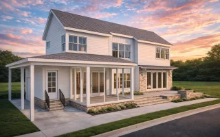 Plan  20-1579 - Aster Cove Estate |  Coastal Farmhouse - 3-Bed, 3.5-Bath, 1,965 SF