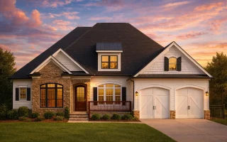 Plan  11-2014 - Aster Springs Estate  | Traditional Craftsman - 4-Bed, 2.5-Bath, 2,185 SF