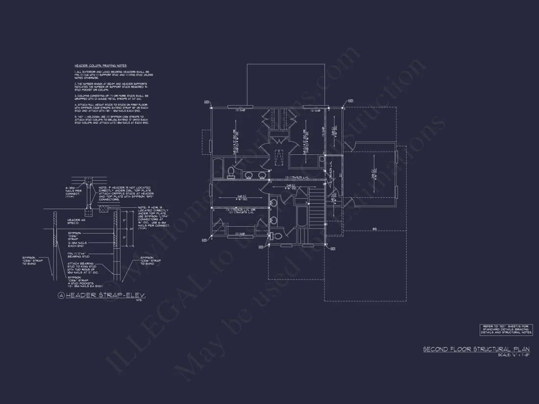 Spacious 2-Story Craftsman House Plan with 5 Bedrooms