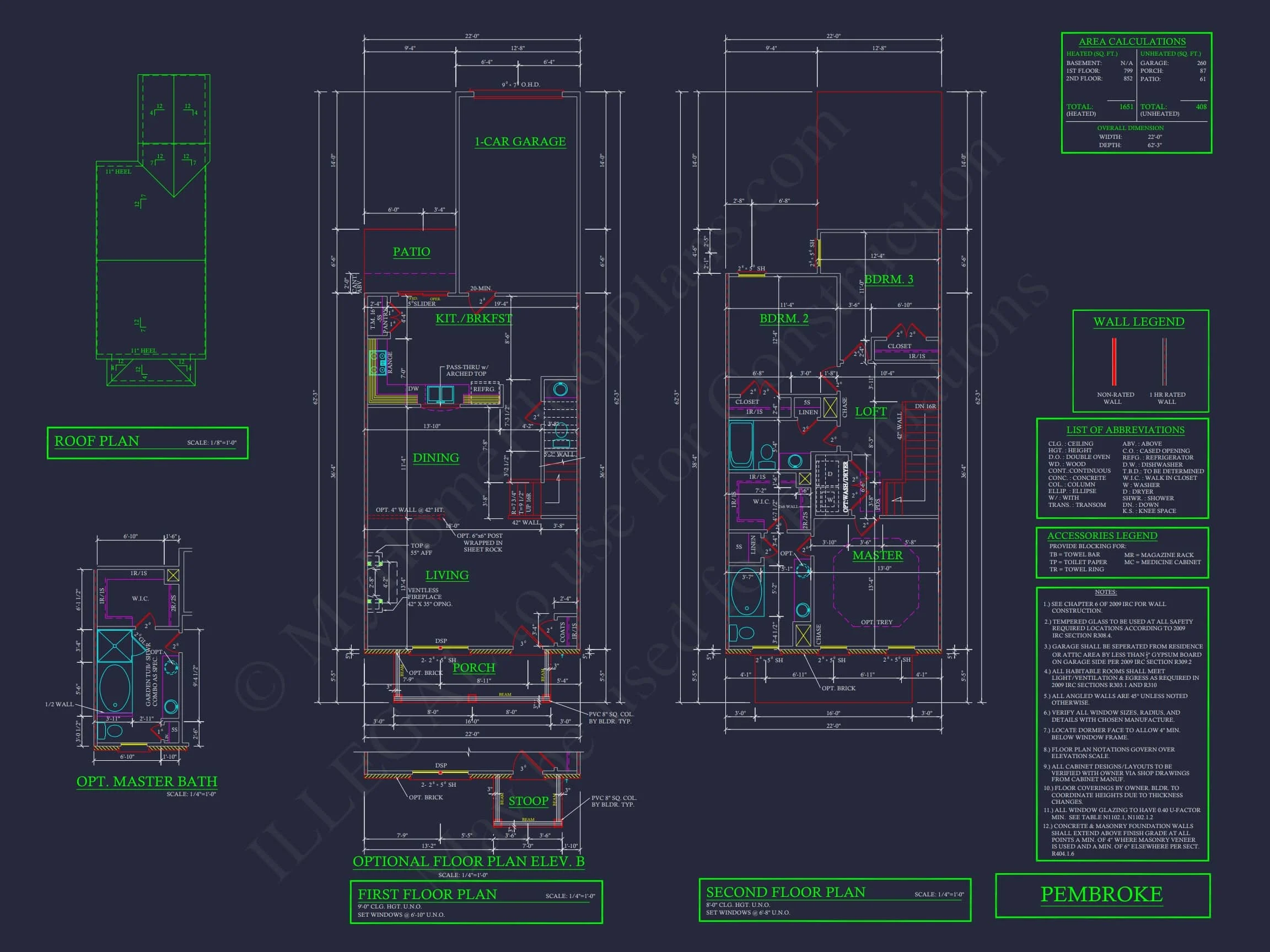 11-1083-1 7-UNIT TOWNHOUSE PLAN -Traditional Suburban Home Plan - 3-Bed, 2-Bath, 1,664 SF 6 Elegant 2-Story House Plan with Traditional Design