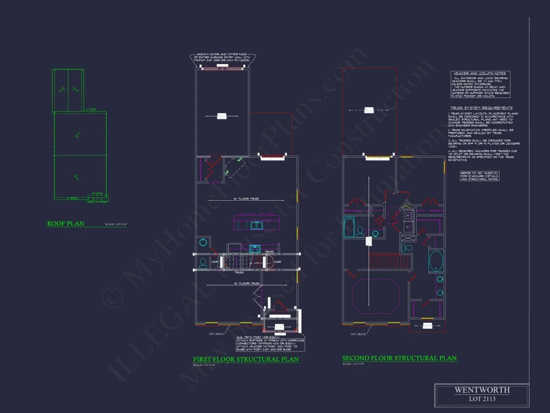 Elegant 2-Story House Plan with Traditional Design