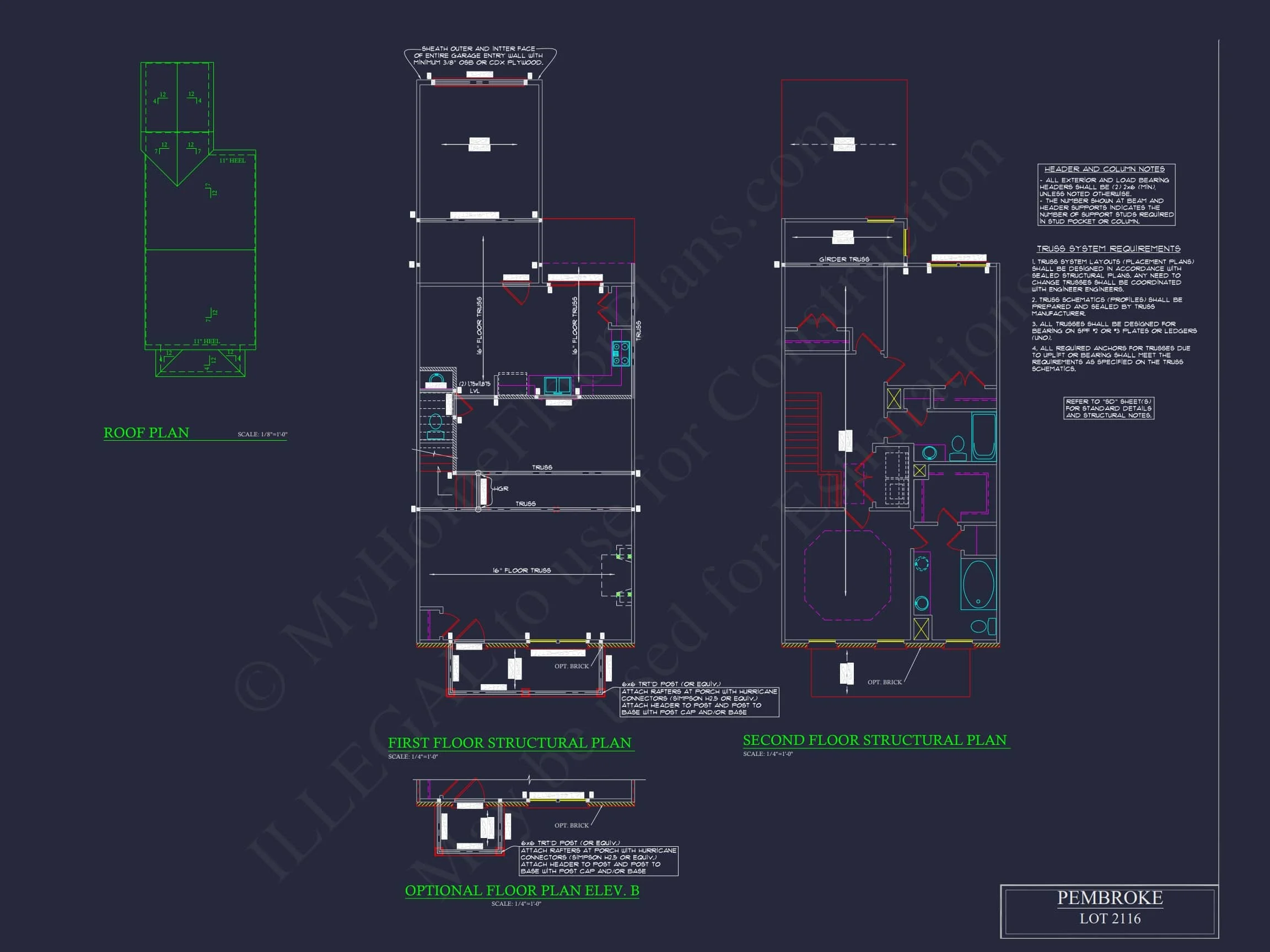 11-1083-1 7-UNIT TOWNHOUSE PLAN -Traditional Suburban Home Plan - 3-Bed, 2-Bath, 1,664 SF 18 Elegant 2-Story House Plan with Traditional Design