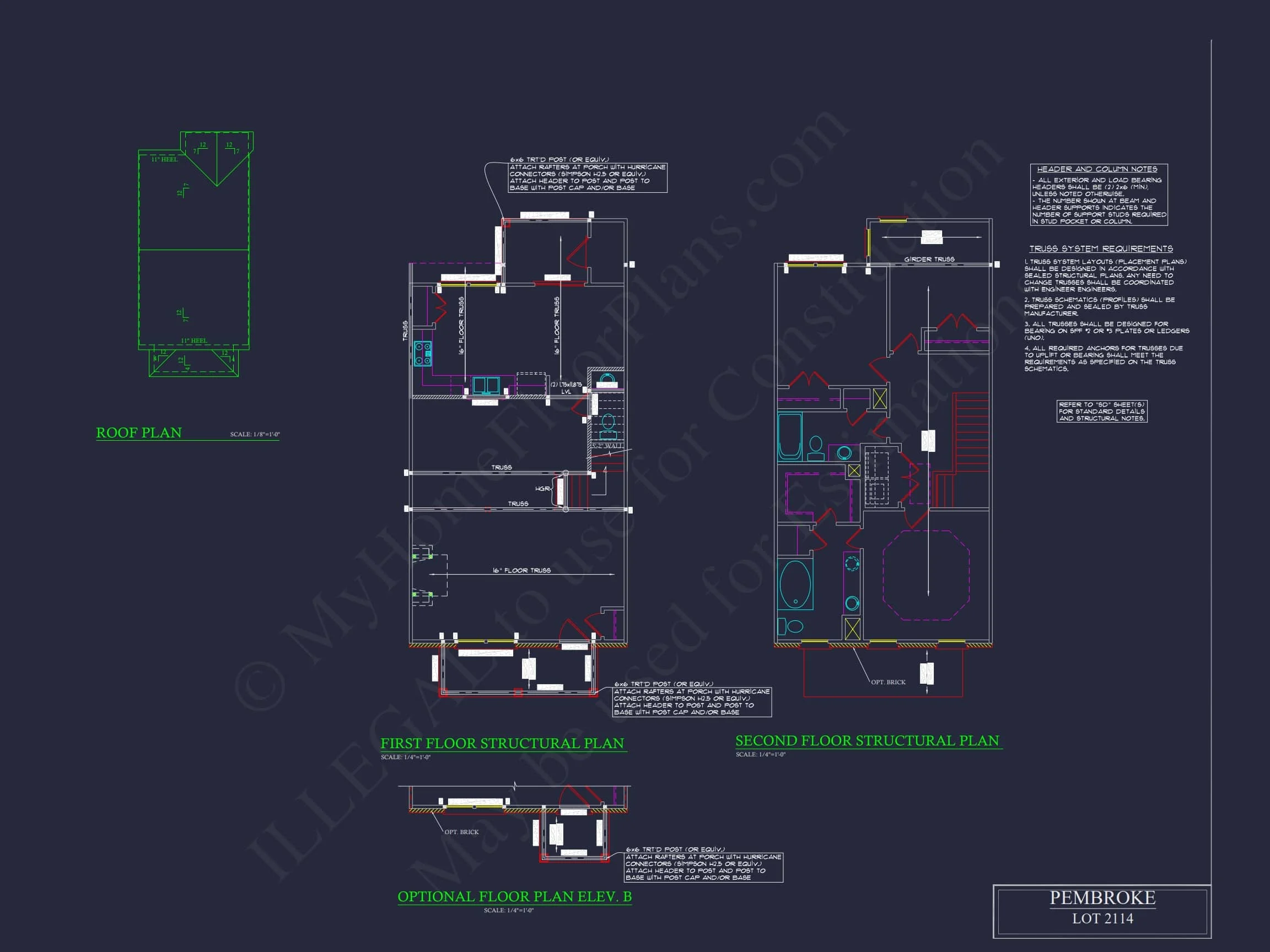 11-1083-1 7-UNIT TOWNHOUSE PLAN -Traditional Suburban Home Plan - 3-Bed, 2-Bath, 1,664 SF 19 Elegant 2-Story House Plan with Traditional Design