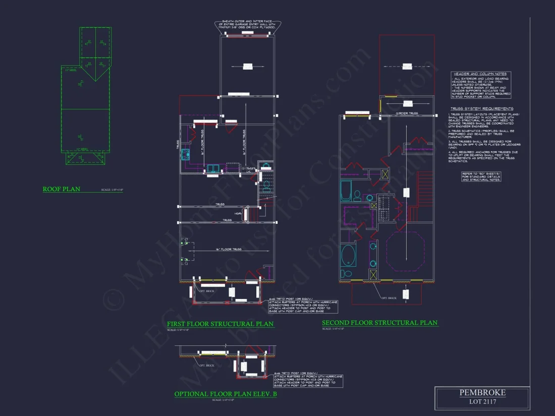 Elegant 2-Story House Plan with Traditional Design